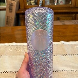 Starbucks Holographic Purple Tumbler